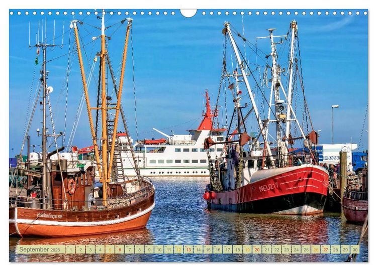 Produktbild: Reise an die Nordsee - Neuharlingersiel (Wandkalender 2026 DIN A3 quer), CALVENDO Monatskalender