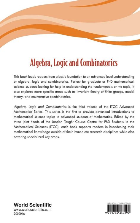 Produktbild: Algebra, Logic and Combinatorics
