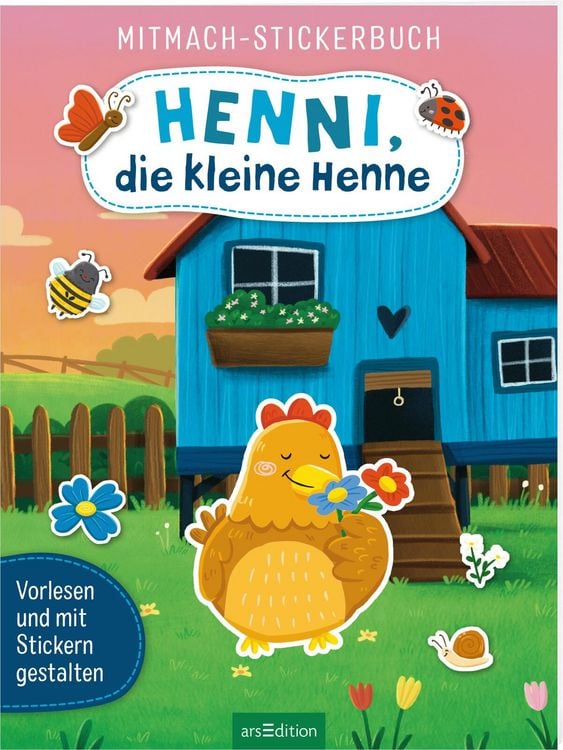 Produktbild: Mitmach-Stickerbuch &ndash; Henni, die kleine Henne