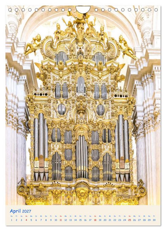 Produktbild: Orgel Giganten (Wandkalender 2027 DIN A4 hoch), CALVENDO Monatskalender