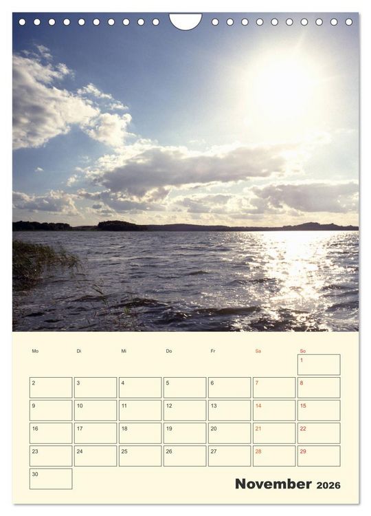 Produktbild: Usedom (Wandkalender 2026 DIN A4 hoch), CALVENDO Monatskalender