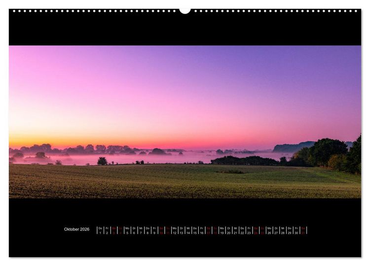 Produktbild: Ostholstein - Land und Wasser zwischen Sonnenauf- und Sonnenuntergang (Wandkalender 2026 DIN A2 quer), CALVENDO Monatskalender