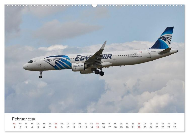 Produktbild: Frankfurt Airport - EDDF (Wandkalender 2026 DIN A2 quer), CALVENDO Monatskalender