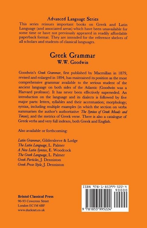 Produktbild: Greek Grammar