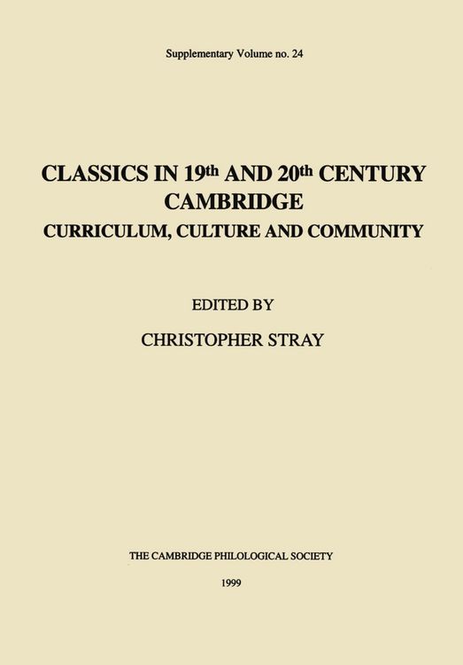 Produktbild: Classics in 19th and 20th Century Cambridge