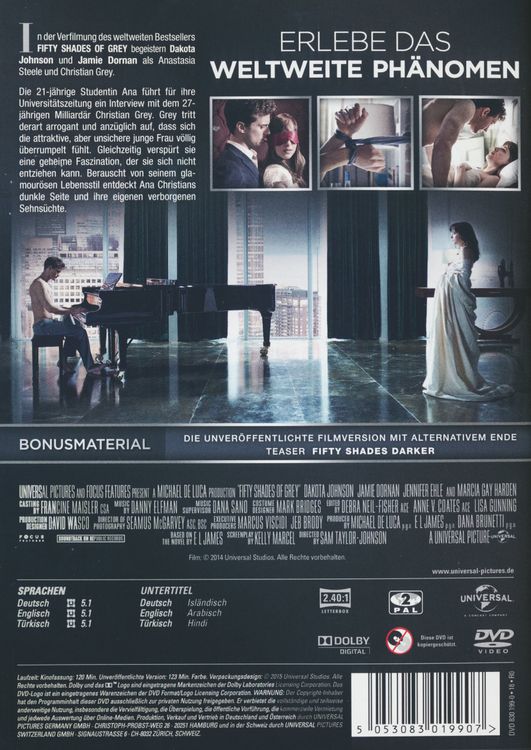 Produktbild: Fifty Shades of Grey - Geheimes Verlangen