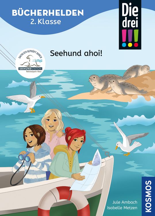 Produktbild: Die drei !!!, B&uuml;cherhelden 2. Klasse, Seehund ahoi! (drei Ausrufezeichen)