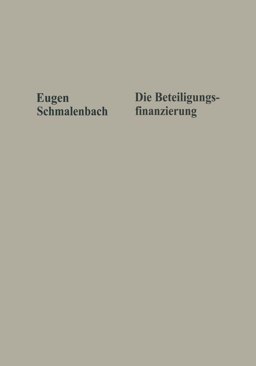Produktbild: Die Beteiligungsfinanzierung