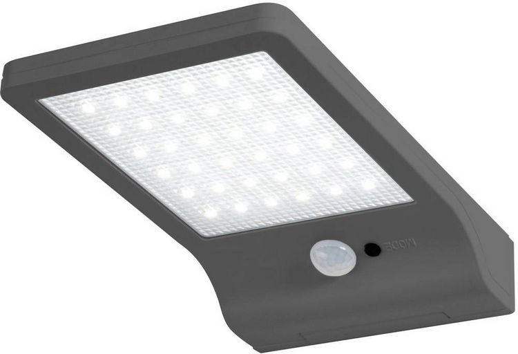 LEDVANCE DoorLED Solar L 4058075267862 Solar-Außenwandleuchte 3W Kaltweiß Silber
