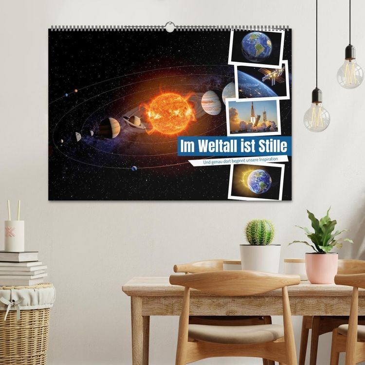 Produktbild: Im Weltall ist Stille (Wandkalender 2027 DIN A2 quer), CALVENDO Monatskalender