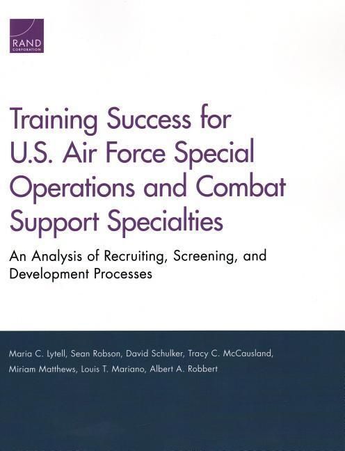 Produktbild: Lytell, M: Training Success for U.S. Air Force Special Opera