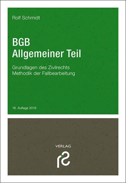 Produktbild: BGB Allgemeiner Teil