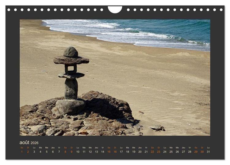 Produktbild: Japon, le pays fascinant et subtil (Calendrier mural 2026 DIN A4 vertical), CALVENDO calendrier mensuel
