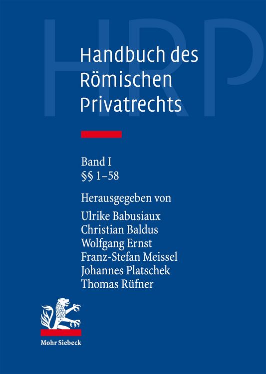 Produktbild: Handbuch des R&ouml;mischen Privatrechts