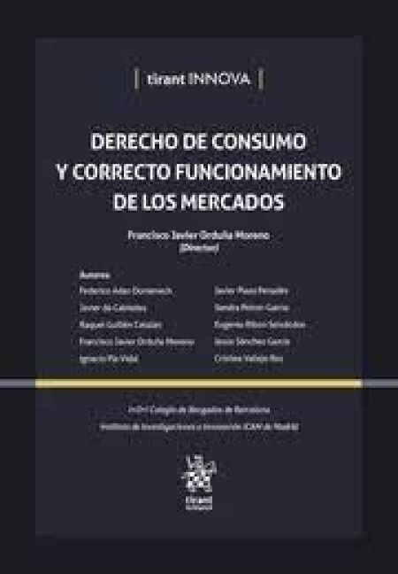 Produktbild: Derecho de Consumo y correcto funcionamiento de los mercados