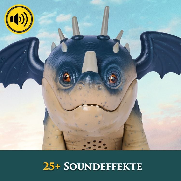 Produktbild: Drachenz&auml;hmen leicht gemacht - Interaktiver Mini-Drache Fleischklops, Figur mit Soundeffekten&nbsp;