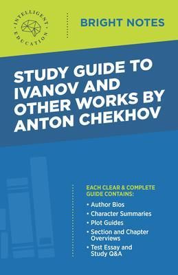 Produktbild: Study Guide to Ivanov and Other Works by Anton Chekhov