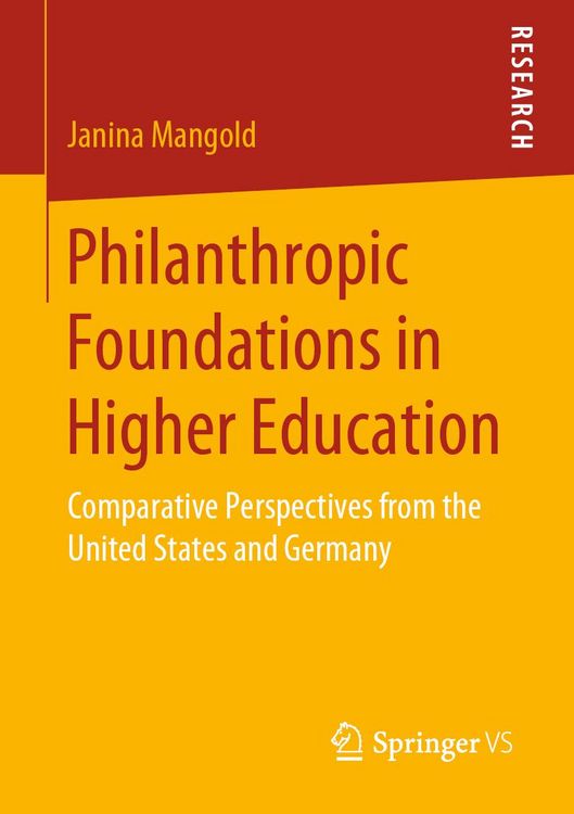 Produktbild: Philanthropic Foundations in Higher Education