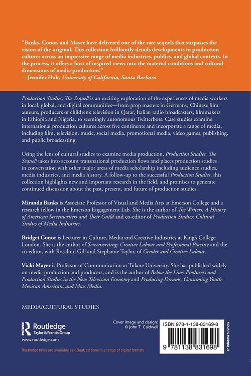 Produktbild: Production Studies, The Sequel!