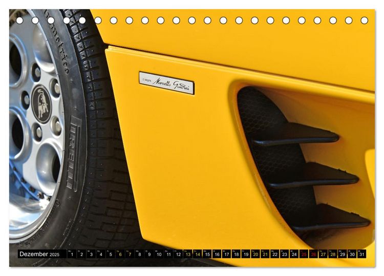Produktbild: Der Teufel tr&auml;gt Gelb - Lamborghini Diablo (Tischkalender 2025 DIN A5 quer), CALVENDO Monatskalender