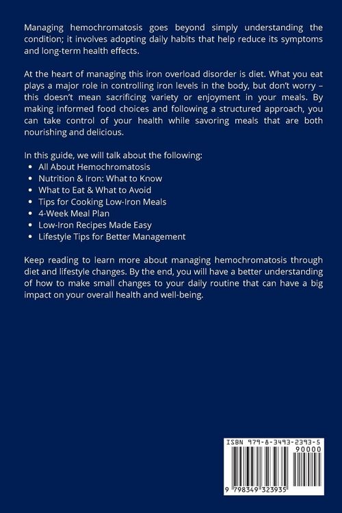 Produktbild: Hemochromatosis Diet for Beginners