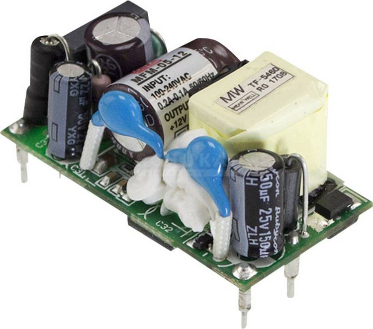Produktbild: MEAN WELL MFM-05-24 AC/DC-Printnetzteil 24 V/DC 0.23A 5.5W