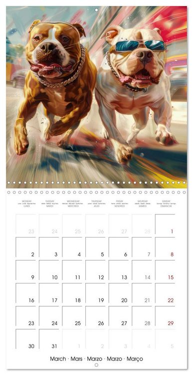 Produktbild: Great Gangster Dogs (Wall Calendar 2026 12 &times; 12 Inch) CALVENDO 12 Month Wall Calendar