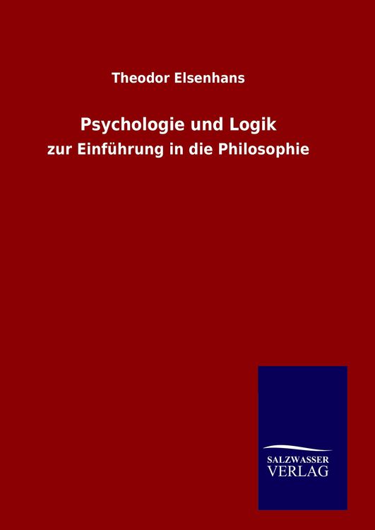 Produktbild: Psychologie und Logik