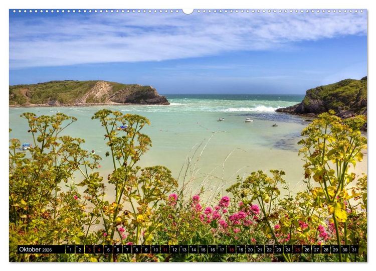 Produktbild: S&uuml;dwestengland - Dorset & Devon (hochwertiger Premium Wandkalender 2026 DIN A2 quer), Kunstdruck in Hochglanz