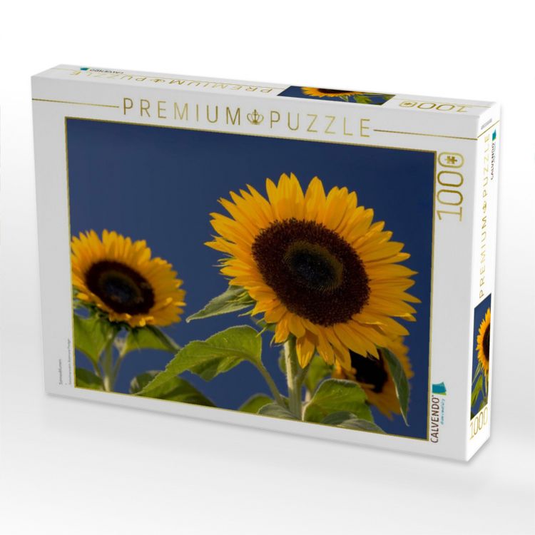Produktbild: CALVENDO Puzzle Sonnenblumen | 1000 Teile Lege-Gr&ouml;&szlig;e 64x48cm Foto-Puzzle f&uuml;r gl&uuml;ckliche Stunden
