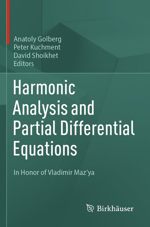 Produktbild: Harmonic Analysis and Partial Differential Equations