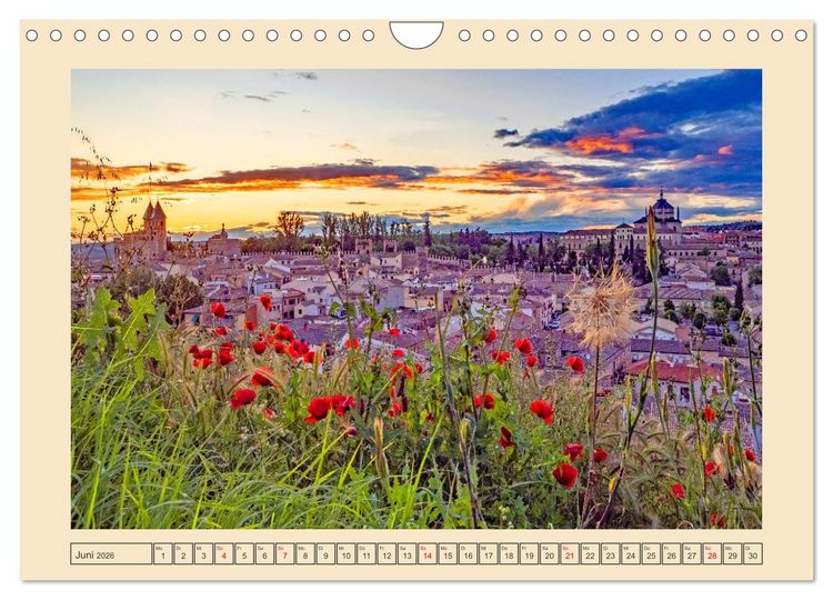 Produktbild: Kastilien - La Mancha (Wandkalender 2026 DIN A4 quer), CALVENDO Monatskalender