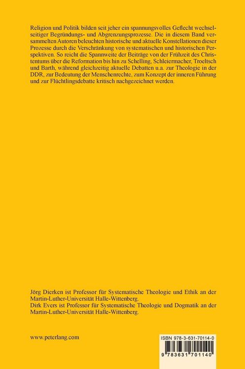 Produktbild: Religion und Politik