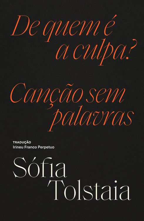 Produktbild: De quem &eacute; a culpa? / Can&ccedil;&atilde;o sem palavras