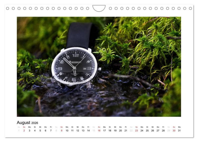 Produktbild: Uhren aus aller Welt (Wandkalender 2026 DIN A4 quer), CALVENDO Monatskalender