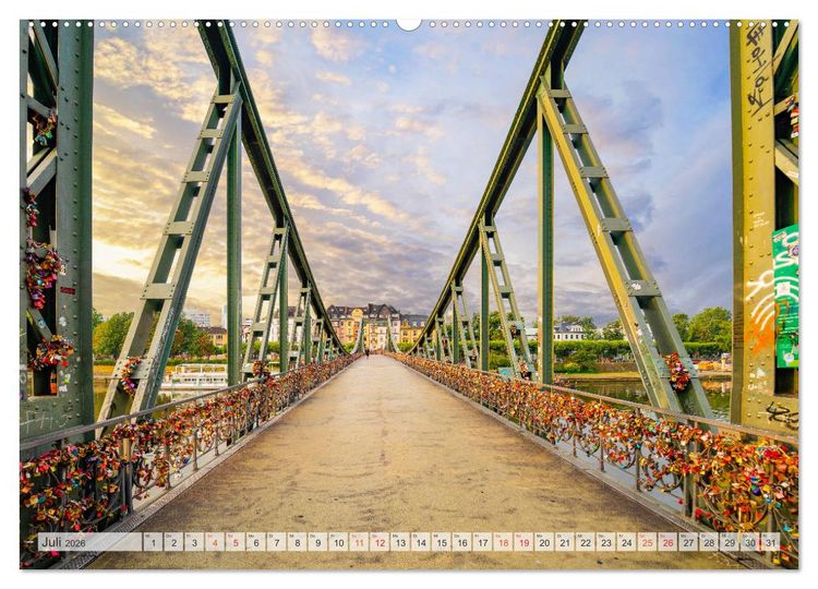 Produktbild: Frankfurt am Main Impressionen (Wandkalender 2026 DIN A2 quer), CALVENDO Monatskalender