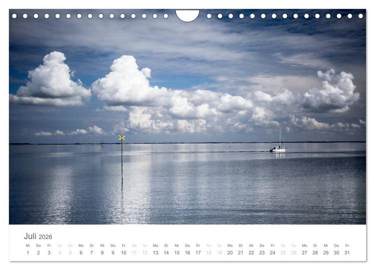 Produktbild: Amrum - Nordseeinsel im Wechsel der Gezeiten (Wandkalender 2026 DIN A4 quer), CALVENDO Monatskalender