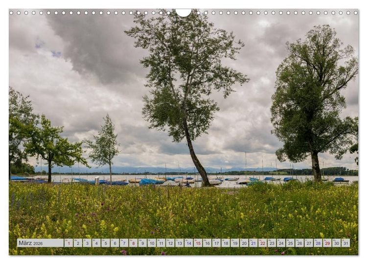Produktbild: Der malerische Pf&auml;ffikersee (Wandkalender 2026 DIN A3 quer), CALVENDO Monatskalender