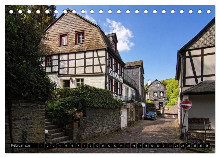 Produktbild: Stadtansichten, Monschau die Altstadt (Tischkalender 2026 DIN A5 quer), CALVENDO Monatskalender