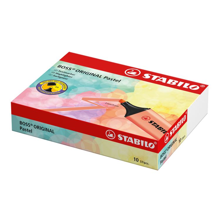 Produktbild: STABILO Textmarker -   BOSS ORIGINAL Pastel - Einzelstift - sanftes Orange