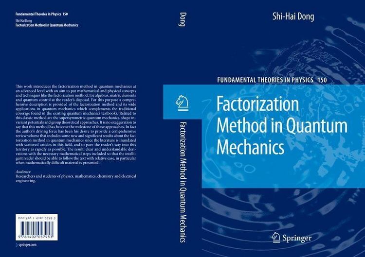 Produktbild: Factorization Method in Quantum Mechanics
