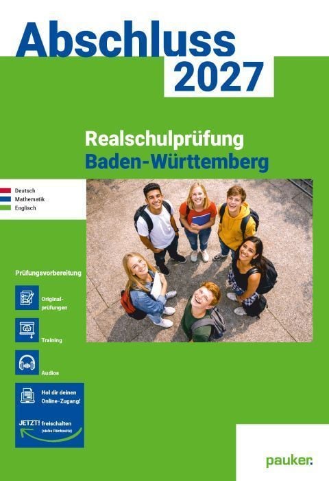 Produktbild: Realschule Baden-W&uuml;rttemberg | pauker Aufgabenband 2027