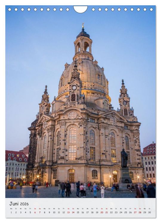Produktbild: Dresden - Bilder aus Elbflorenz (Wandkalender 2026 DIN A4 hoch), CALVENDO Monatskalender