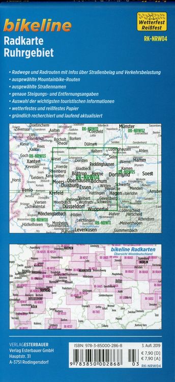 Produktbild: Radkarte Ruhrgebiet (RK-NRW04)