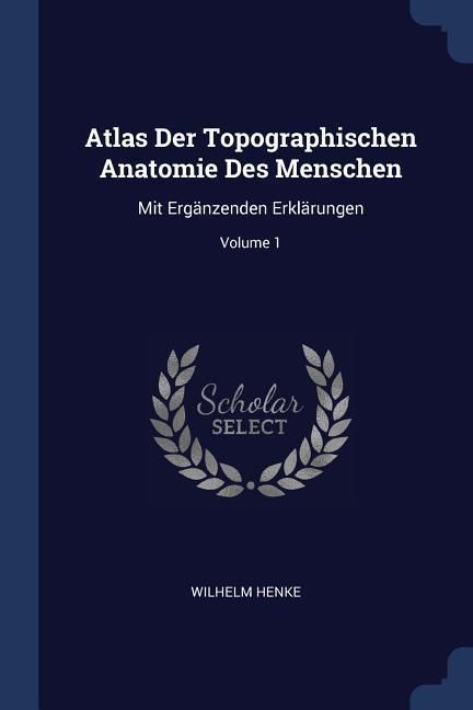 Produktbild: Atlas Der Topographischen Anatomie Des Menschen