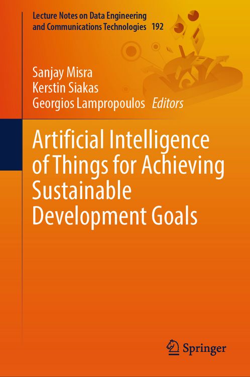 Produktbild: Artificial Intelligence of Things for Achieving Sustainable Development Goals