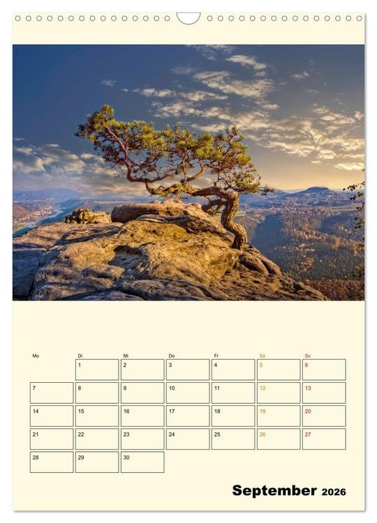 Produktbild: Mein Sachsen (Wandkalender 2026 DIN A3 hoch), CALVENDO Monatskalender
