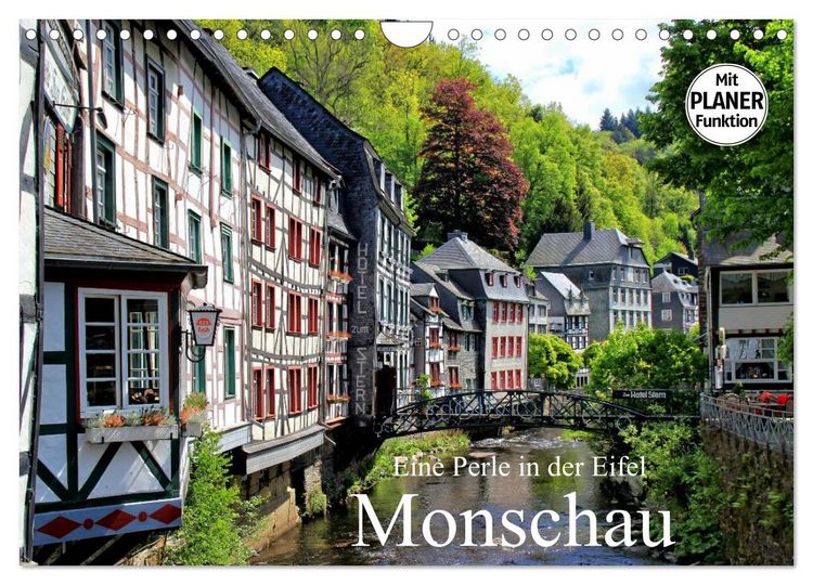 Produktbild: Eine Perle in der Eifel - Monschau (Wandkalender 2026 DIN A4 quer), CALVENDO Monatskalender