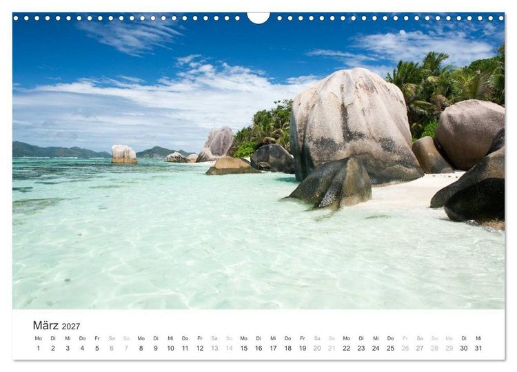 Produktbild: Seychellen - Willkommen im Paradies (Wandkalender 2027 DIN A3 quer), CALVENDO Monatskalender