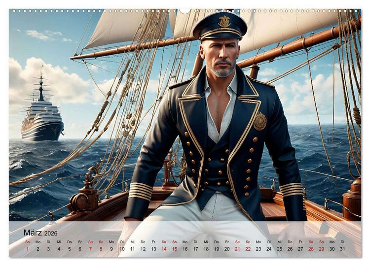 Produktbild: Maritime Leidenschaft - Sonne, Meer und hei&szlig;e Flirts (Wandkalender 2026 DIN A2 quer), CALVENDO Monatskalender